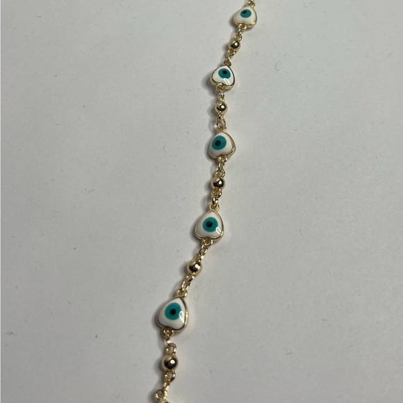 14k goldfilled evil eye bracelet - Picture 3 of 4
